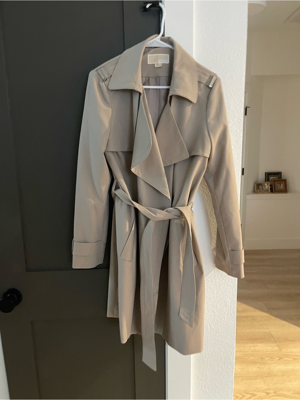 NWOT Michael Kors Beige Trench Coat